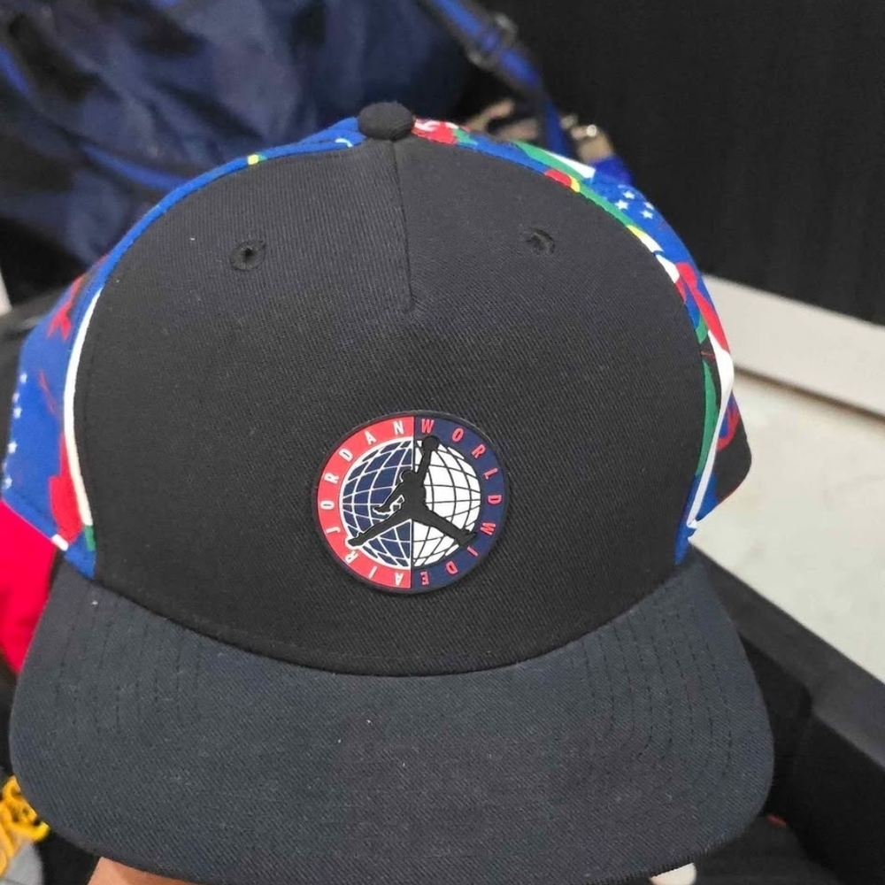 Rare Air Jordan Hat Men Black Worldwide Jumpman Snap Back Cap